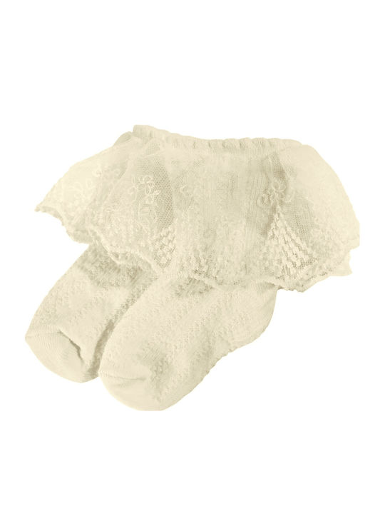 Olay Socks Детски къси чорапи Ecru