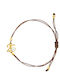 Philio Women's Bracelet Lucky Charm with design Eye Gold Plated