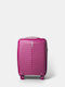 Paulter Cabin Travel Suitcase Fuchsia With 4 Wheels Height 55cm