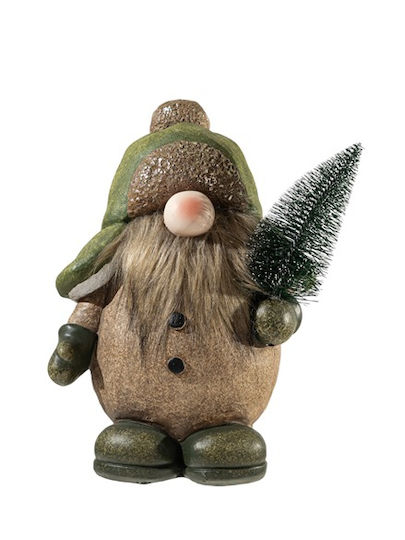 Santa Claus Green 31.8x21.8x16.8cm