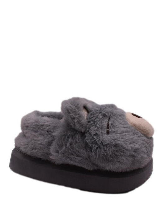 Kinderhausschuhe Gray