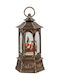 Glob De Zăpadă Decorativ De Crăciun Lumină & Muzică Lanternă 26158 13,5x13,5x26cm Multicolor