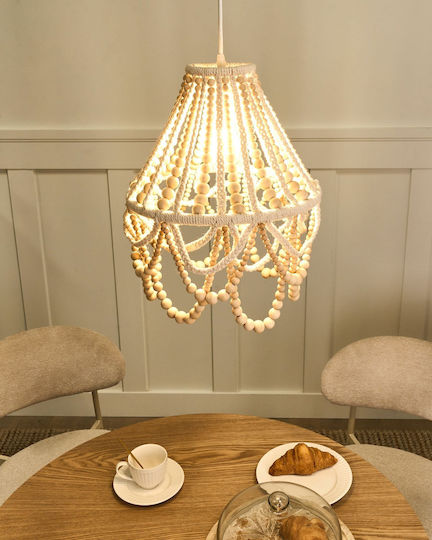Beliani Pendant Light Brown