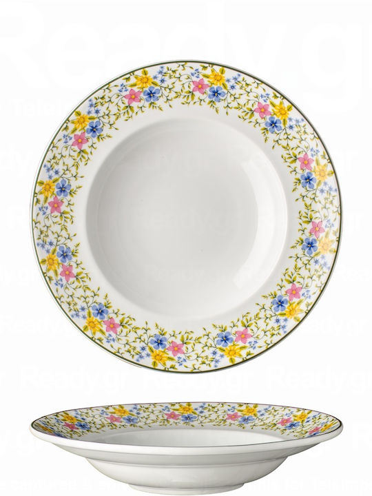 Lukanda Plate Pasta made of Porcelain with Diameter 27cm 6pcs