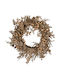 Ln Decorated Christmas Wreath Gold 60cm L-26222