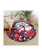 Χριστουγεννιάτικο Χαλί “άγιος Βασίλης" Imitation Cashmere 120x120cm Ry03-120