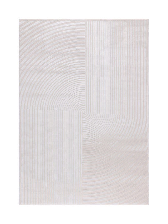Klonaras Geometric 435 Килим Правоъгълена Крем