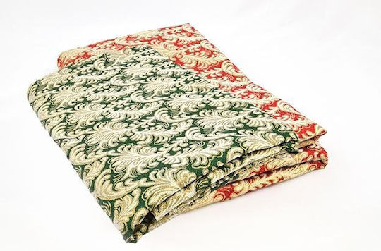 Ύφασμα Gold Zakar Finishing Πράσινο-χρυσό 1.50 M X 2 M