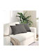 vidaXL Velvet Sofa Cushion Light Gray 40x60cm