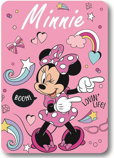 Disney Κουβέρτα Αγκαλιάς & Λίκνου Fleece Πολύχρωμο 100x140εκ.