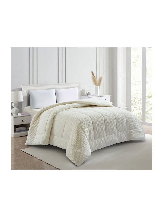 Liolios Home Комбинирано одеяло Кингсайз 260x240бр Sahara Off White