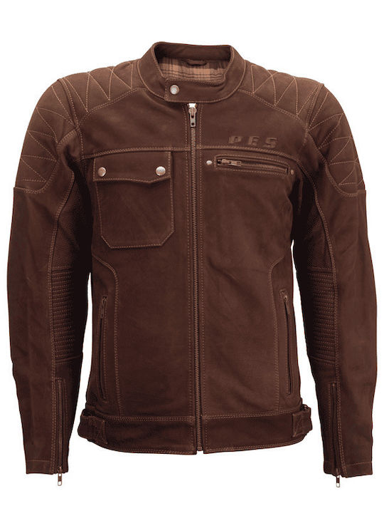 Urban Nubuck Leder Herren Jacke Winter Beige