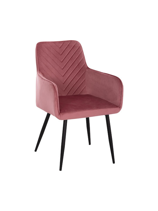 Latrell Dining Room Velvet Armchair Rotten Apple 54x57x84cm 2pcs