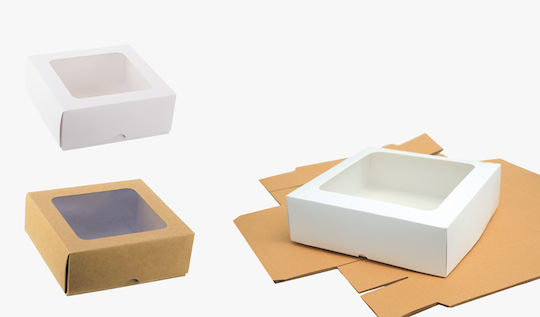 Paper Pack Disposable Box 13x13x5cm 12pcs
