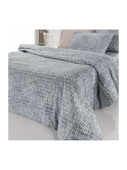 Guy Laroche Duvet Cover Set Cotton Queen with 2 Pillowcases 225x245 Beaver Titanium