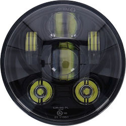 Μπροστά Φανάρι Led Harley Davidson Sportster Xl Bright 5.75 Inch Led Headlamp Unit Black