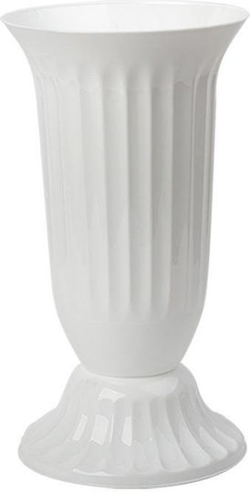 Decorative Vase White 19x34cm