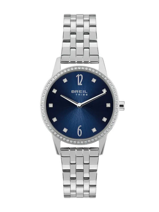 Breil Tribe Women's Watch Battery with Silver S...