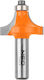 Shaped Router Bit with Bearing Rounding TCT 34.9 x 15.4 mm 12 mm Shank
