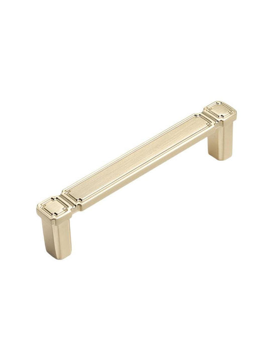 Mâner Antic Pentru Mobilier Din Metal Cupru Periat Cu Centrele Găurilor 96mm HS024T