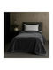 Astron Italy Velvet Blanket Single 150x220cm Gray