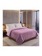 Sherpa Κουβέρτα Sherpa Υπέρδιπλη 220x240εκ. Light Purple