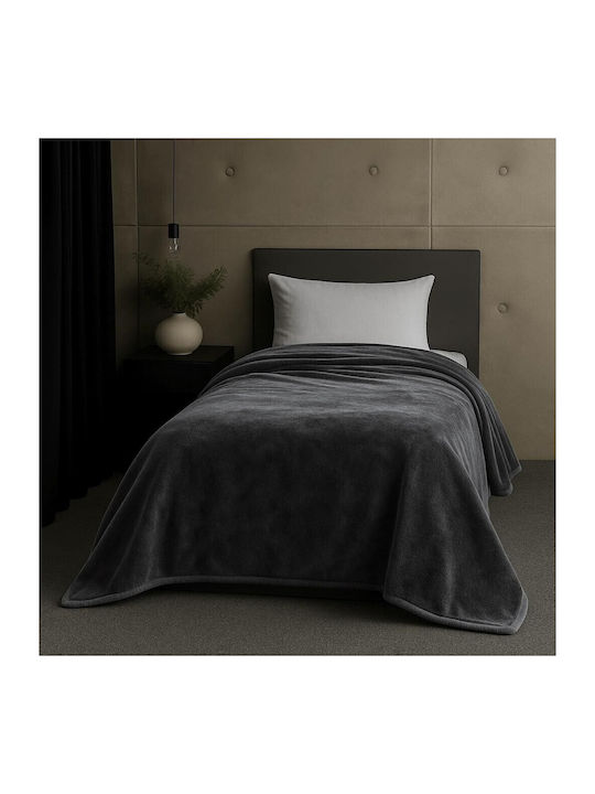 Next Velvet Blanket Single 150x220cm Gray