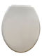 MRShome Plastic Soft Close Toilet Seat White