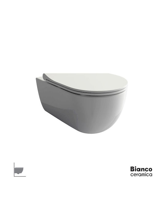 Bianco Ceramica Plastic Toilet Seat White Bianco Ceramica Plastic Toilet Seat White