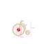 Chrysothemiss Women's Vintage Bicycle Pin Crystal & Zirconia
