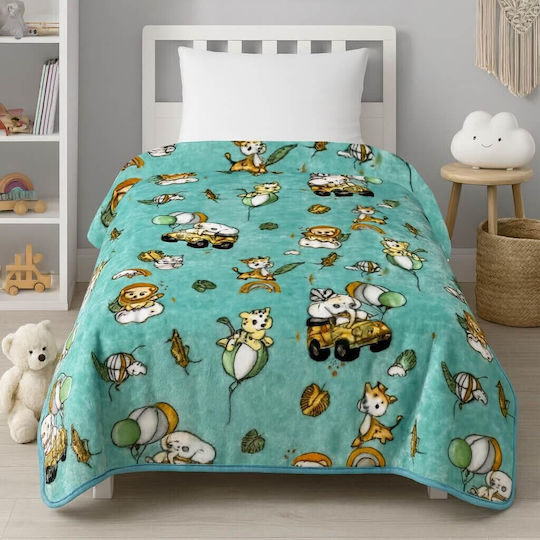 Next Blanket Velvet Happy Zoo 220x150cm