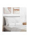 vidaXL Sofa Cushion White 2pcs 40x15cm.