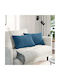 vidaXL Sofa-Kissen aus Samt Blau 40x60cm