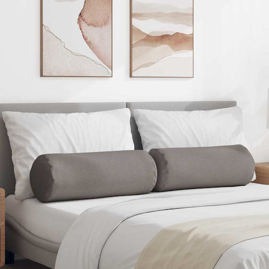 vidaXL Възглавница за диван Taupe 2бр 70x25см.