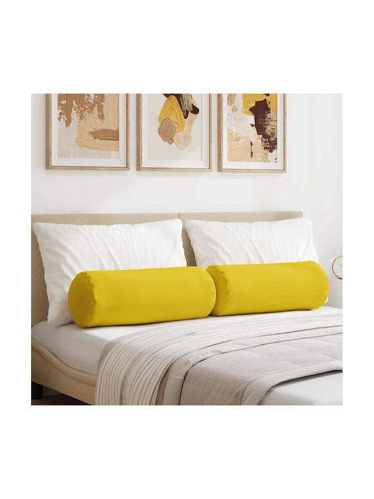 vidaXL Sofa Cushion Soft Yellow 2pcs 70x25cm.