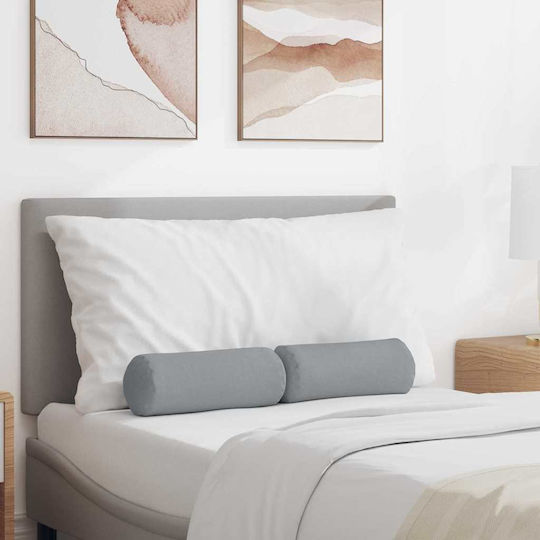 vidaXL Възглавница за диван Light Gray 2бр 40x15см.