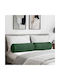 vidaXL Sofa Cushion from Velvet Dark Green 2pcs 70x25cm.
