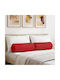 vidaXL Sofa-Kissen Red 2Stück 70x25cm.