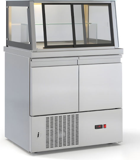Inox Dobros Freezing Showcase 90x70x130cm