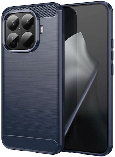 Techsuit Carbon Back Cover Silicone / Plastic Blue (Xiaomi 15T Pro)