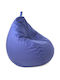 Pouf Birne Wasserdicht Mous Indigo 90x90x100cm A3Mous Indigo