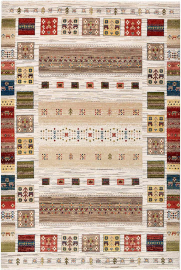 Balsan Oriental Kazak 580 Modern Cotton Bedroom Rugs Set Bone Beige P621505 3pcs