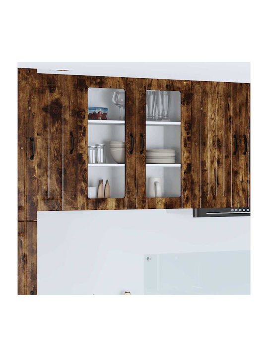 Cabinet Wall Smoked Oak, Brown 80x31x80cm