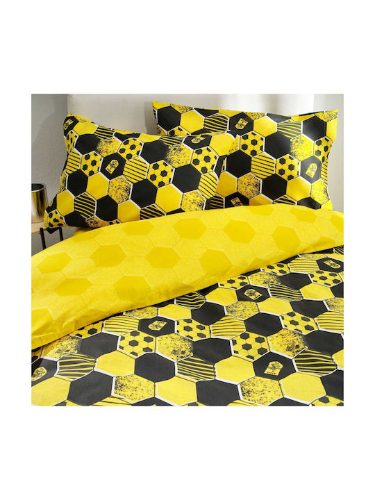 Vesta Home Aris Kids Duvet Cover Set Single with Pillowcase Cotton Multicolour 170x240cm