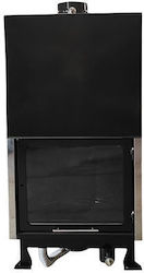 Worthe AquaTherm30 Șemineu cu inserție Lemn Radiator 30kW Drept cu ușă glisantă
