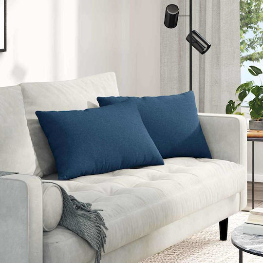 vidaXL Μαξιλάρι Καναπέ Μπλε 40x60εκ.