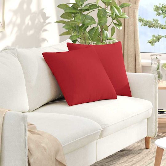 vidaXL Sofa Cushion Red 50x50cm