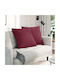 vidaXL Zierkissen Sofa-Rot 80x80cm