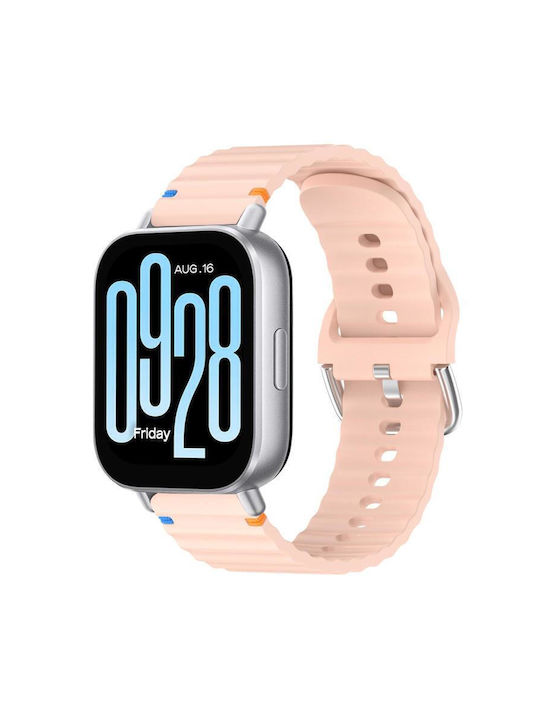 Armband Silikon Rosa (Redmi Watch 5 Active / Watch 5 LiteRealme Watch 2Haylou RT2 LS10)