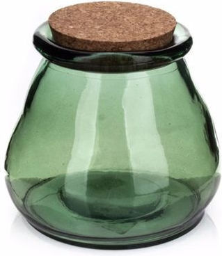Vidrios San Miguel General Use Glass Vase with Cork Transparent 1500ml 1 Piece